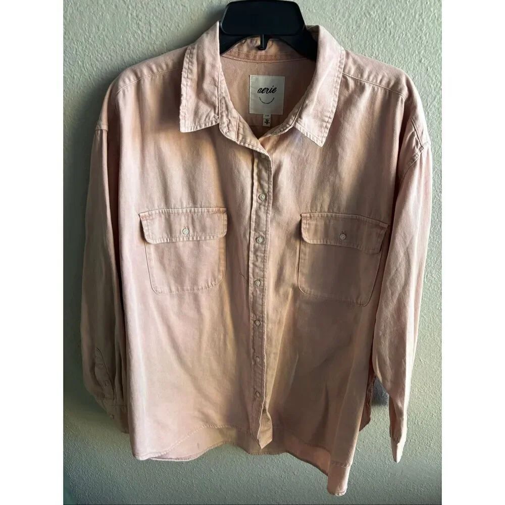 ❤️Aerie Women’s Long Sleeve Oversized  Shirt